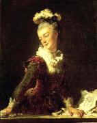 Jean-Honore Fragonard Portrait of Marie-Madeleine Guimard (1743-1816), French dancer painting